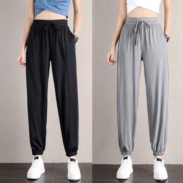 여자 여름쿨바지 홈웨어 데일리 아이스 조거팬츠