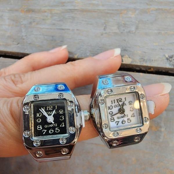 여자 남자 손가락반지 시계반지