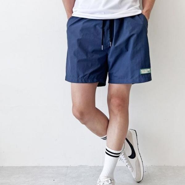 우븐 남자 반바지 밴딩팬츠 남성 트레이닝 운동 바지