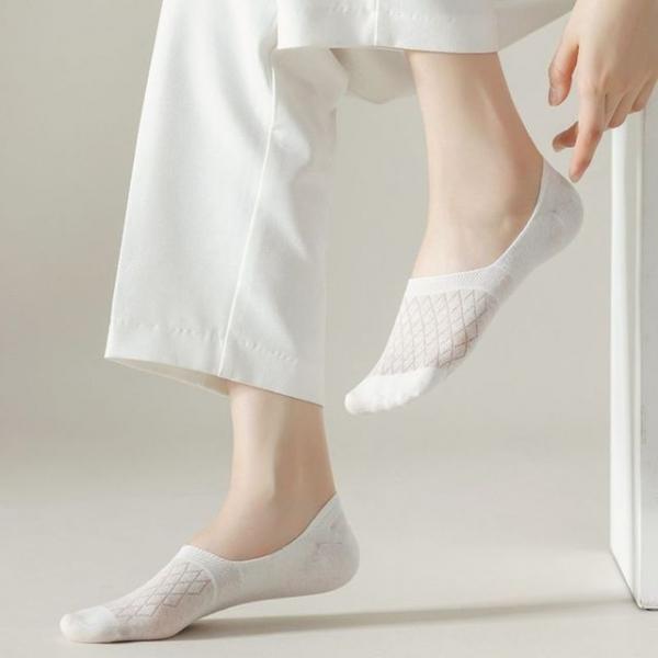 여성 페이크양말 여름 논슬립 매쉬 페이크삭스 5p세트