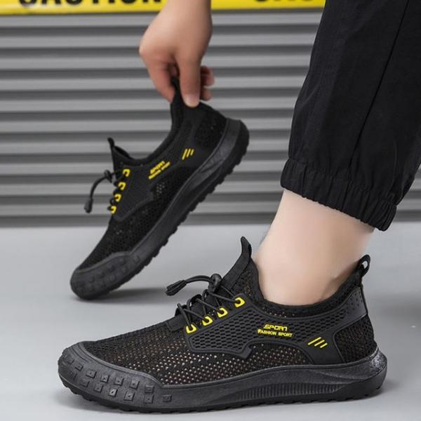 메쉬 소재 남자 통기성 메쉬 땀배출 여름 편한 운동화