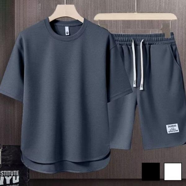 남성 시원한 반팔 반바지 세트 1P 데일리 여름 셋업