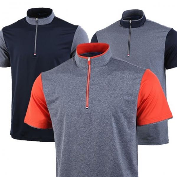 스판덱스 남성 반집업/반팔/스판/쿨론/에어로쿨