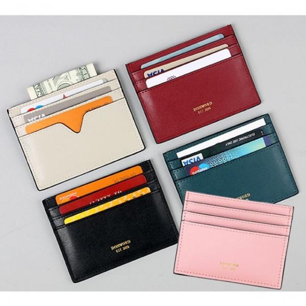 명함지갑 소가죽 남성 여성 카드 지폐 반지갑 명함집