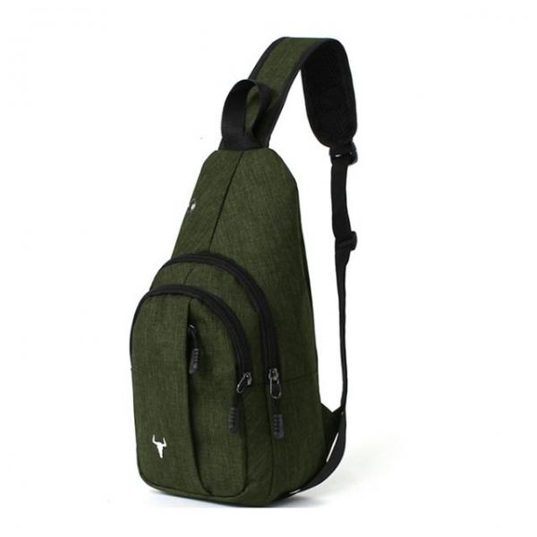 남자 여행 슬링백 아웃도어 카키 크로스백 보조 가방
