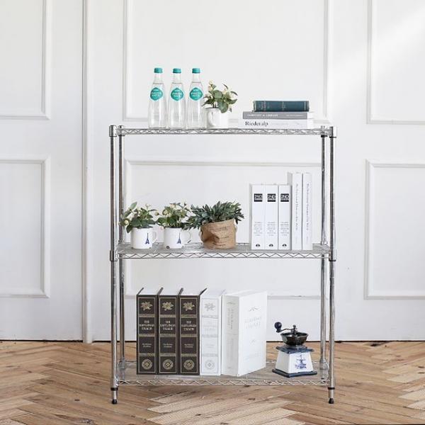 리빙메탈랙선반 900 3단(하판)