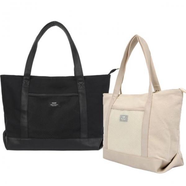 IED 쇼퍼백 패브릭가방 여성 숄더크로스 보조가방 면