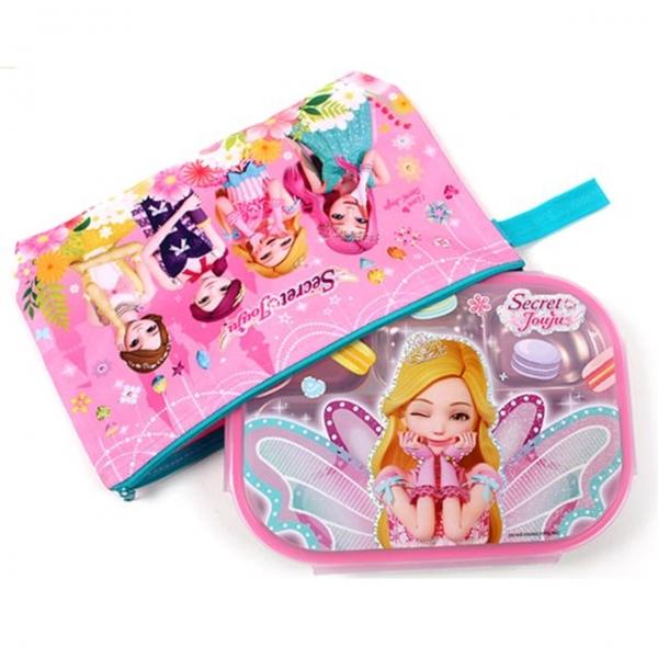 쥬쥬 베이직 식판 도시락 가방세트 캐릭터 도시락세트