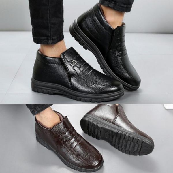 방한부츠 털신발 남성방한화 기모안감 화 신사화