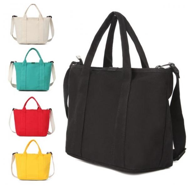 57_49 캔버스 에코토드백 보조가방 학생 캐주얼크로스