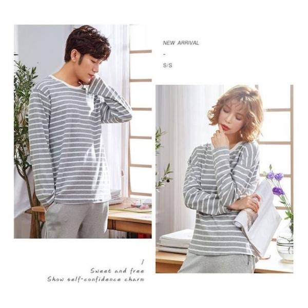 키밍 실내복 잠옷 상하의 세트 잠옷 홈웨어 커플룩