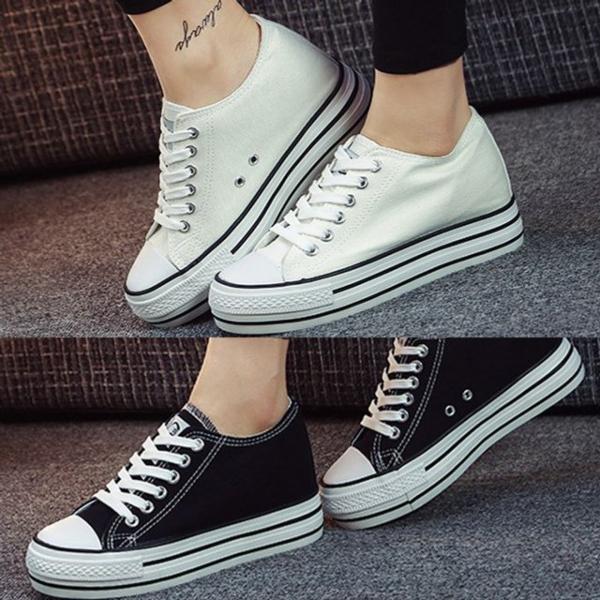 하이탑스니커즈 통굽단화 앵클 여성운동화