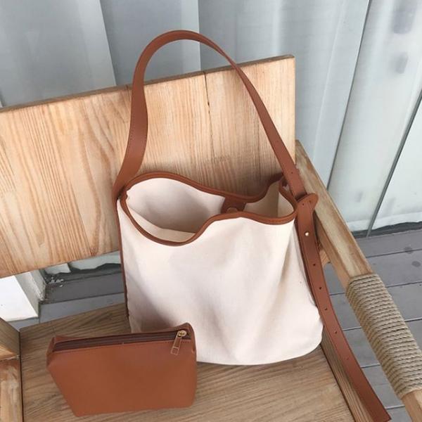 캔버스 여성 숄더백 데일리 데이트 패션 가방