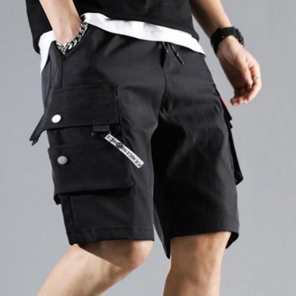 남자 카고 반바지 5부 여름 옷 팬츠 허리밴딩 3컬러