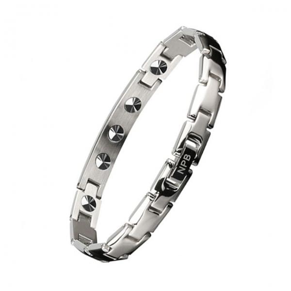 NPB게르마늄팔찌 여성용 실버색상 미국등록 P343