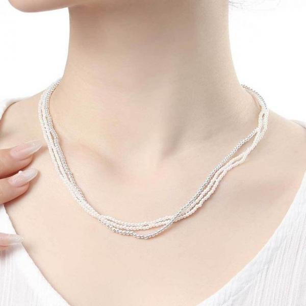 여성 목걸이 목걸이줄 목걸이선물 진주목걸이