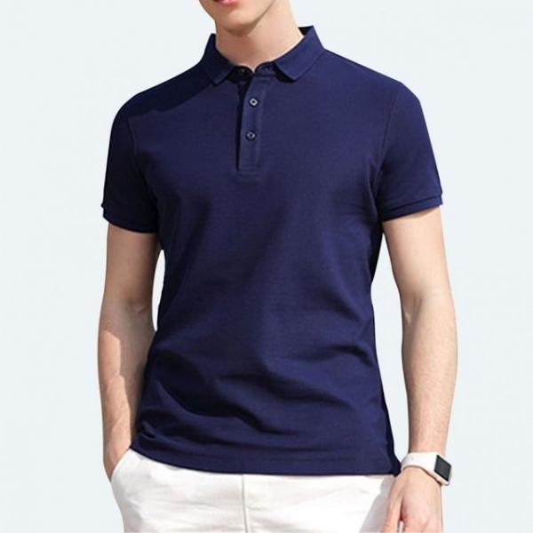 남자 카라티 여름 출근룩 데일리 반팔 피케 티셔츠 5