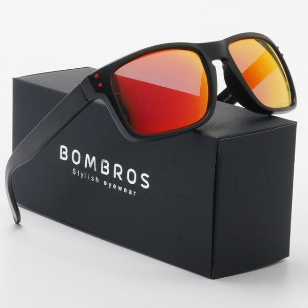 편광 남자 여자 미러 스포츠 선글라스 낚시 레드미러