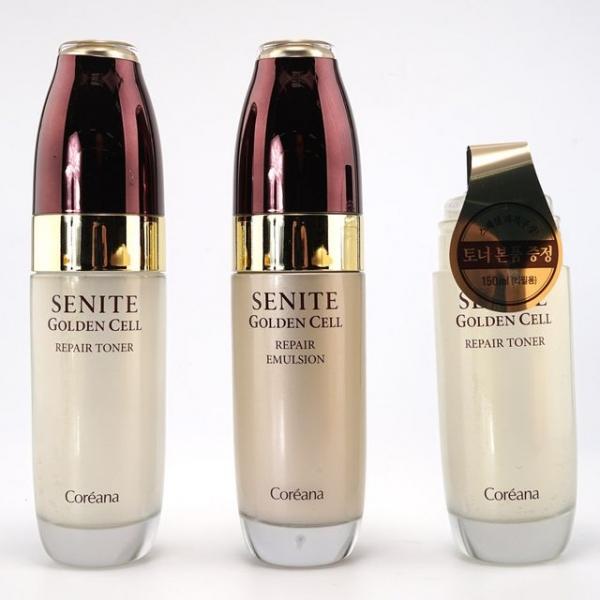 세니떼 골든 스템셀성분 여자화장품 2종 허브펩타이드