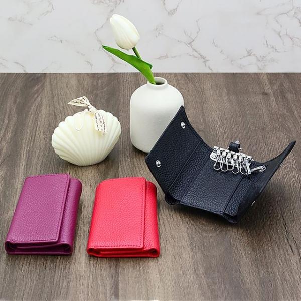 소가죽 차키 파우치 카드 지갑 자동차 키 키홀더 열쇠 케이스 OTP 보관 월렛 스마트키 남자 여자 지폐 동전