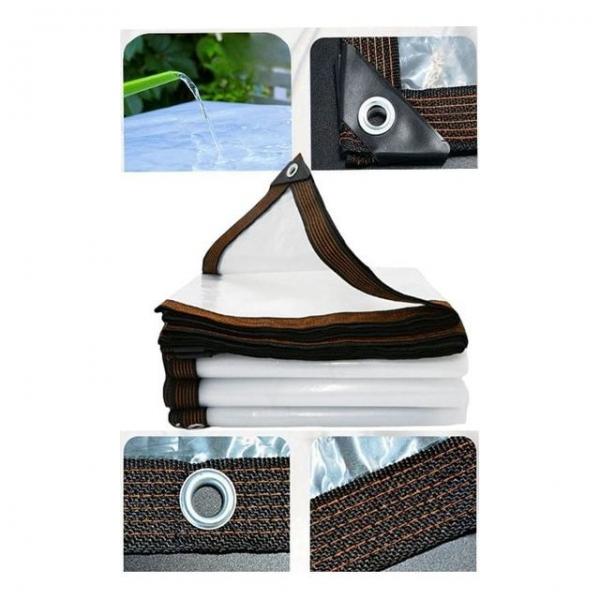 투명 비닐 방수포 보온 온실 필름 방풍 커버 5x6M