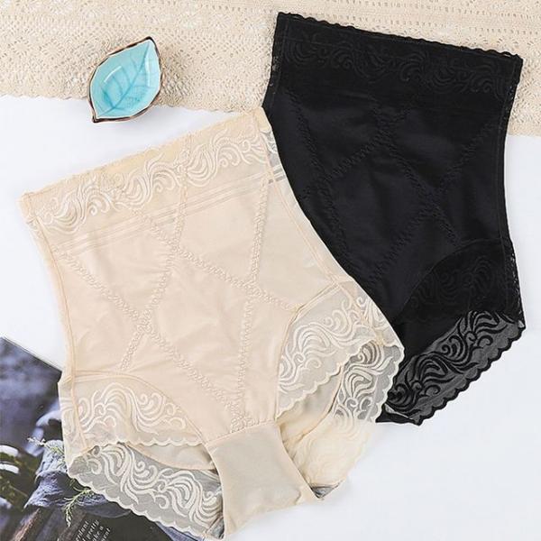 하이웨스트 여성팬티 레이스 보정거들 똥배팬티 커버