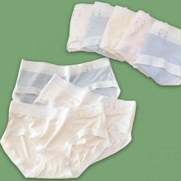 여성 데일리 속옷 편한 모달 여자 삼각 팬티 5개 세트