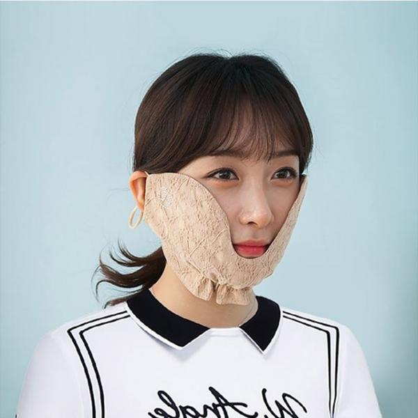 자가드 여성 골프마스크 안면 햇빛가리개 스포츠