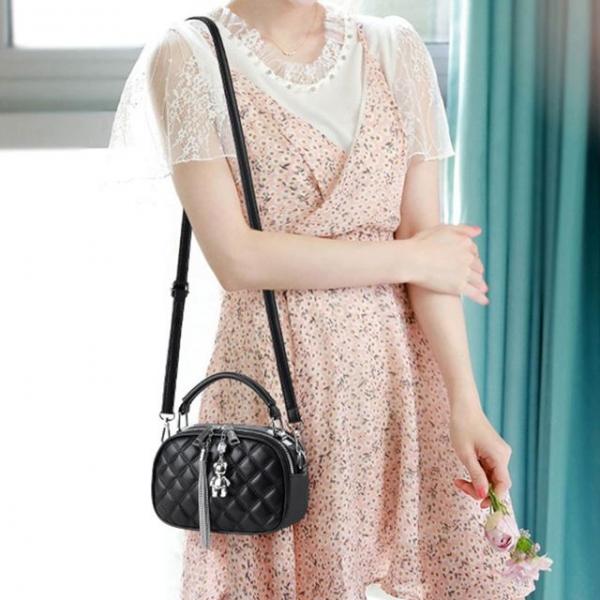 여성 하객룩 미니백 직장인 오피스룩 정장 크로스백