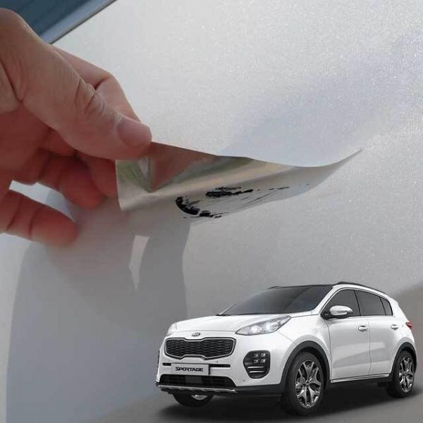 스포티지QL 붓펜 스티커 SWP 스노우화이트펄 페인트