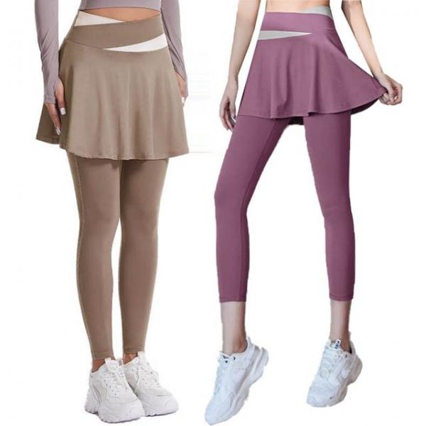 여성 스커트레깅스 헬스 요가 편한 필라폴웨어 하의