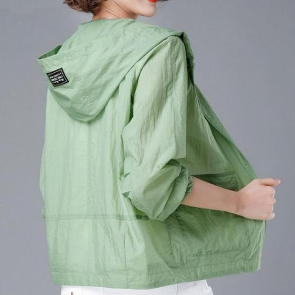 여성 여름 초경량 후드 바람막이 점퍼 자켓