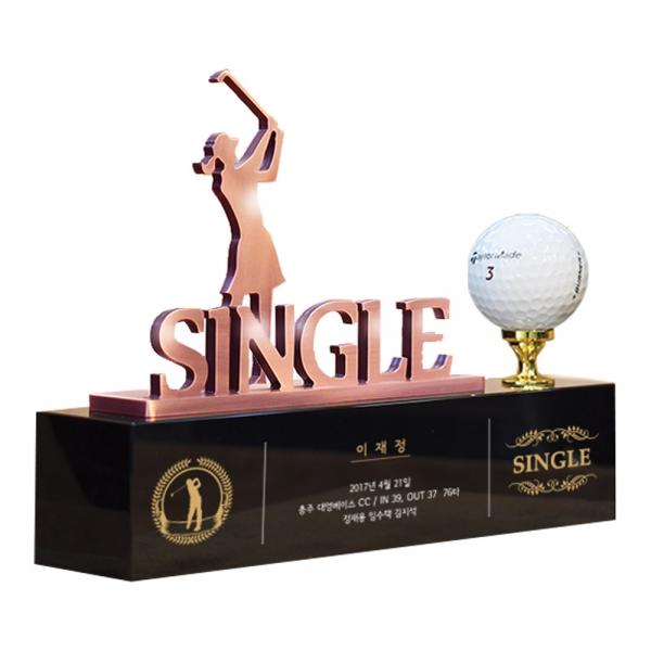 싱글패 여성 SSC09 브론즈 커팅 골프트로피 기념패
