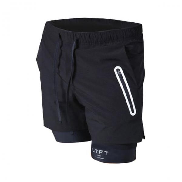 남자 투인원 헬스 운동 러닝 반바지