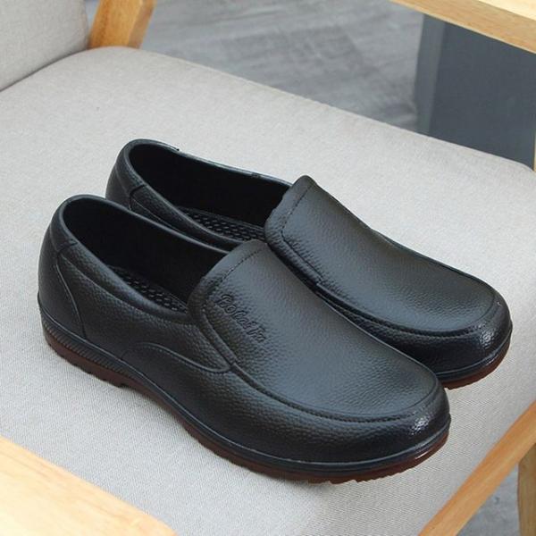 남성 발편한 스타일 생활 방수 라운드 스니커즈 로퍼