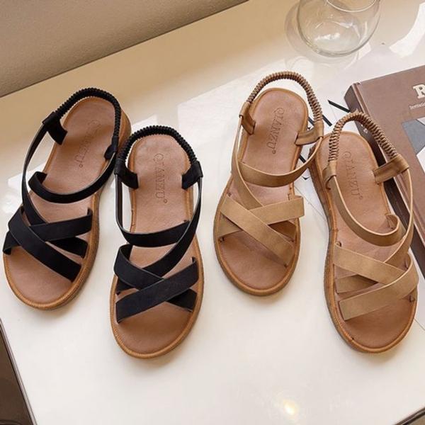 스트랩샌들 스크랩슈즈 여성샌달 글래디에이터샌들