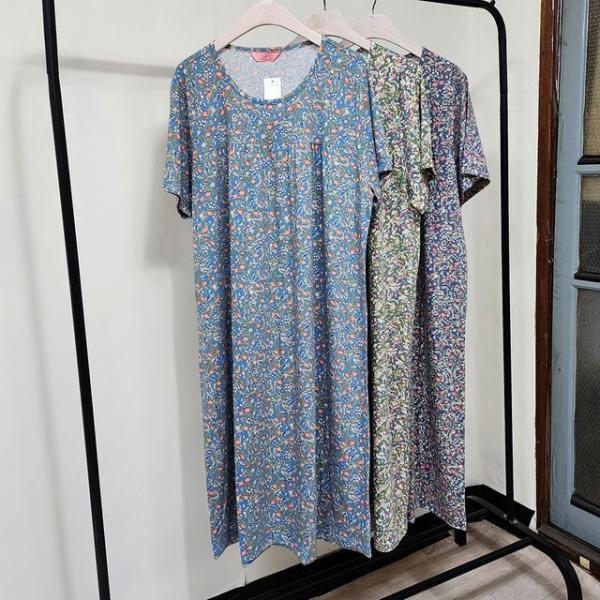 국산 여성 여름 홈웨어 스판원피스