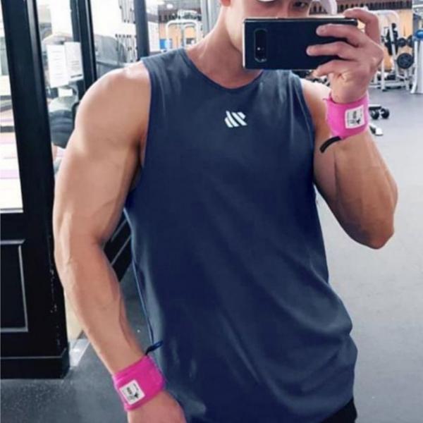 남자 피트니스 헬스 홈트레이닝 부드러운 민소매 나시