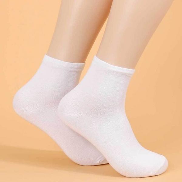 10켤레 남자 흰색 무지 중목양말 여름양말 양말선물