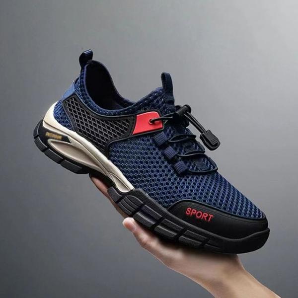 남성 메쉬소재 패션 스트링 끈 운동화