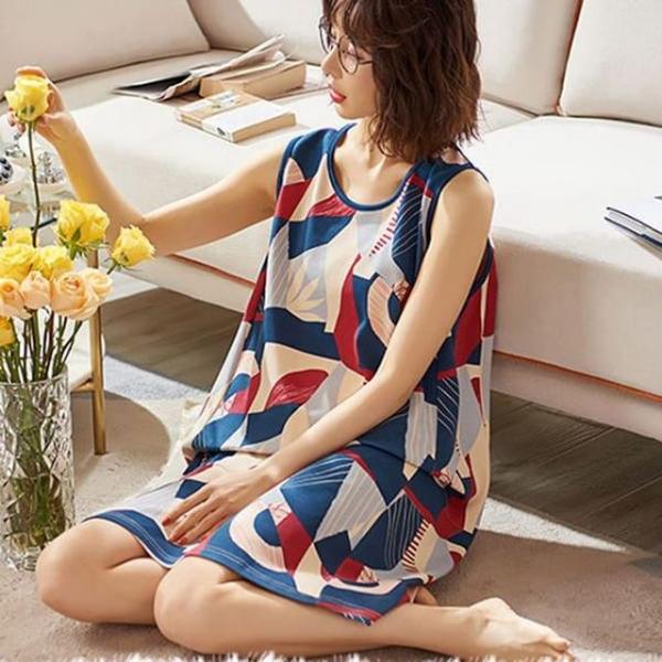 현대미술 여성 나시 원피스 캡내장 민소매 원피스