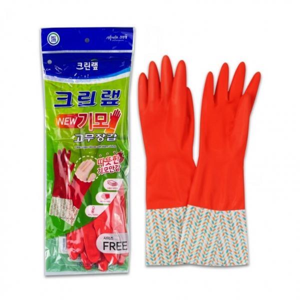 크린랩 기모 고무장갑 (FREE) -D