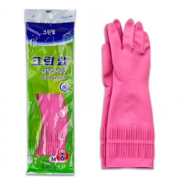 크린랩 고무장갑 (중) -D