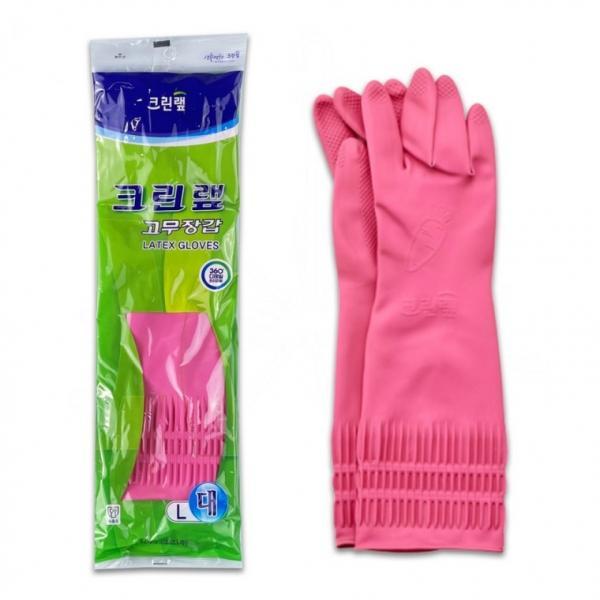 크린랩 고무장갑 (대) -D