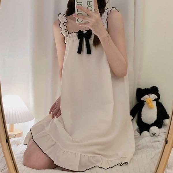 (프릴리본원피스)여성 여름잠옷 홈웨어 파자마