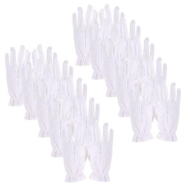 흰색 면장갑 10켤레 결혼식 경조사 예식 행사장갑