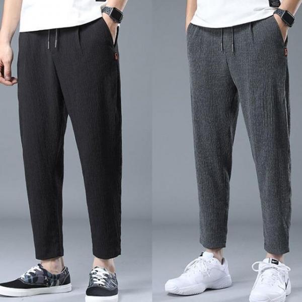 빅사이즈 여름 쿨바지 남성 시원한 쿨링 츄리닝 팬츠