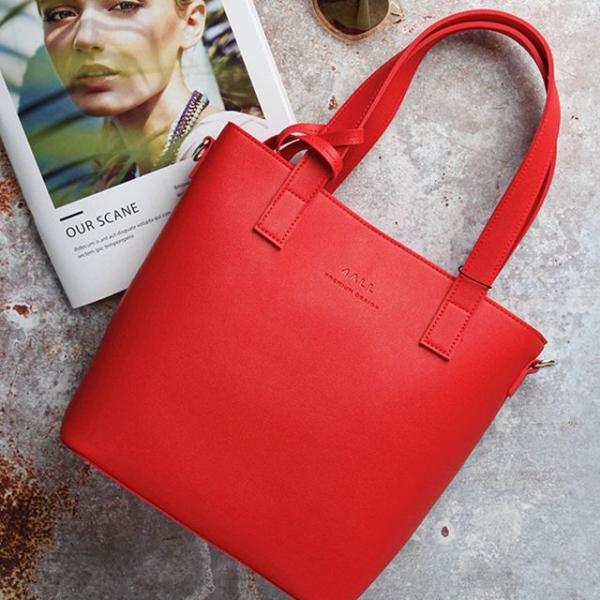 여자 데일리 크로스백 패션 토트백 데일리 레드 가방