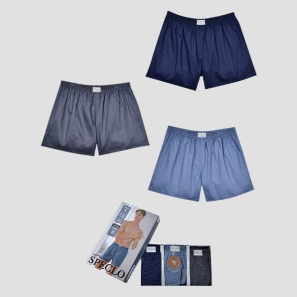 남성 더블 박서 이중속단 3매입 사각팬티 0005dk