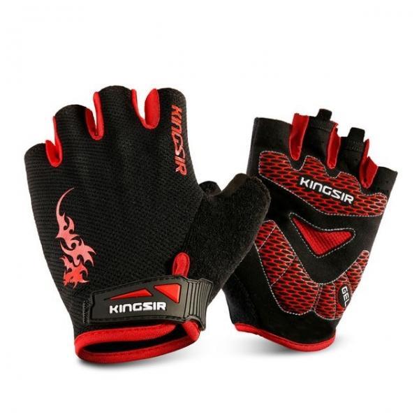 KINGSIR킹썰 스포츠 자전거 여름용 반장갑 선택0